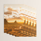 Southwest Wanderlust - Monument Valley Sunrise Nature Photography Wrapping Paper Gallery Image 3