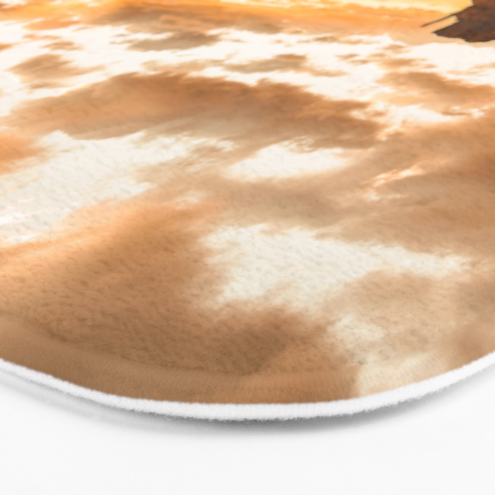 Southwest Wanderlust - Monument Valley Sunrise Nature Photography Bath Mat Gallery Image 3