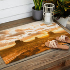 Southwest Wanderlust - Monument Valley Sunrise Nature Photography Outdoor Rug Gallery Image 2
