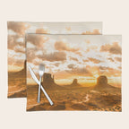 Southwest Wanderlust - Monument Valley Sunrise Nature Photography Placemat Gallery Image 1