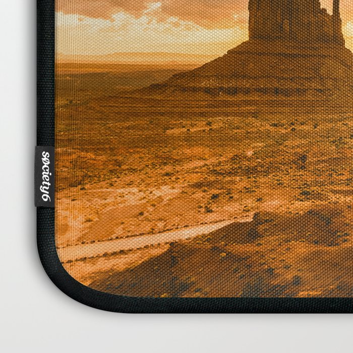 Southwest Wanderlust - Monument Valley Sunrise Nature Photography Laptop Sleeve Gallery Image 3