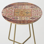 Khamseh Antique Fars Persian Tribal Rug Print Side Table Gallery Image 2