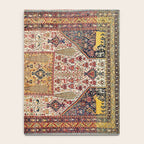 Khamseh Antique Fars Persian Tribal Rug Print Notebook Gallery Image 4