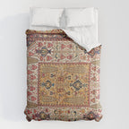 Khamseh Antique Fars Persian Tribal Rug Print Duvet Cover Gallery Image 6