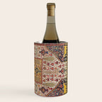 Khamseh Antique Fars Persian Tribal Rug Print Wine Chiller Gallery Image 3