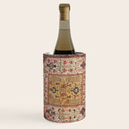 Khamseh Antique Fars Persian Tribal Rug Print Wine Chiller Gallery Image 1