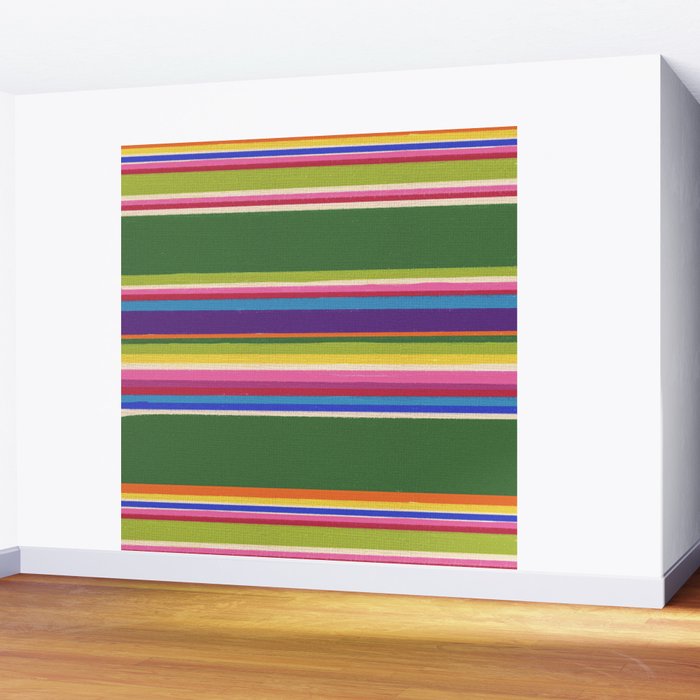 Folk abstract pattern #5 Wall Mural Gallery Image 2