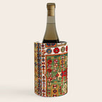 Kazak Antique Southwest Caucasus Rug Print Wine Chiller Gallery Image 2