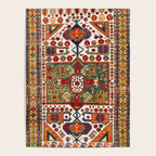 Kazak Antique Southwest Caucasus Rug Print Poster Gallery Image 4