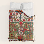 Kazak Antique Southwest Caucasus Rug Print Comforter Gallery Image 6