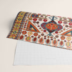 Kazak Antique Southwest Caucasus Rug Print Wrapping Paper Gallery Image 2