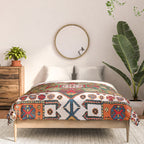 Kazak Antique Southwest Caucasus Rug Print Comforter Gallery Image 3