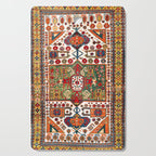 Kazak Antique Southwest Caucasus Rug Print Cutting Board Gallery Image 1
