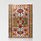 Kazak Antique Southwest Caucasus Rug Print Stationery Card Gallery Image 2