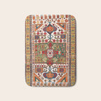 Kazak Antique Southwest Caucasus Rug Print Bath Mat Gallery Image 1