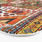 Kazak Antique Southwest Caucasus Rug Print Bath Mat Gallery Image 3