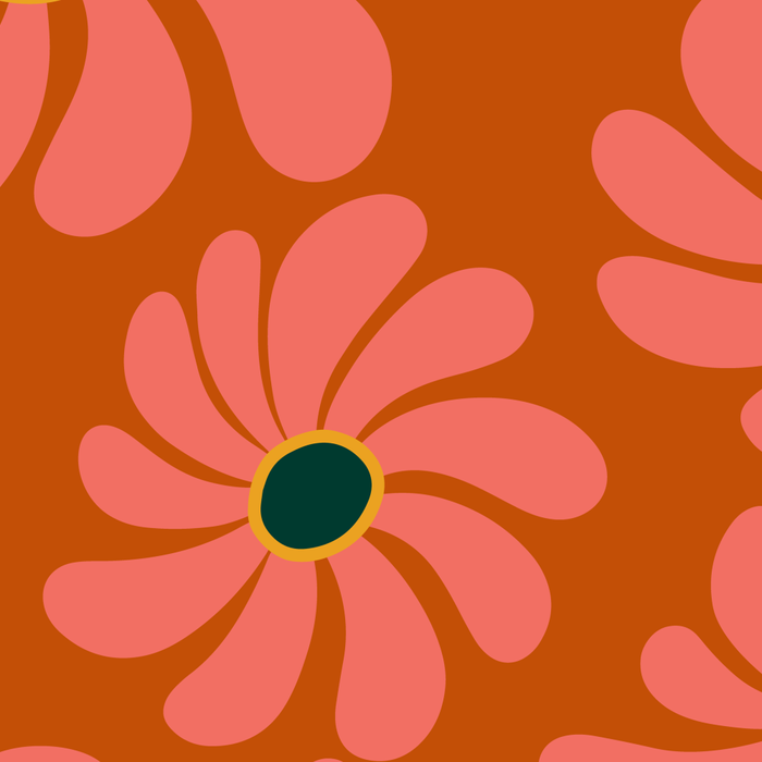 Retro Super Bloom - 70's Vibe Boho Colors Coffee Mug Gallery Image 2