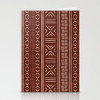 rust mud cloth Stationery Card Gallery Image 2