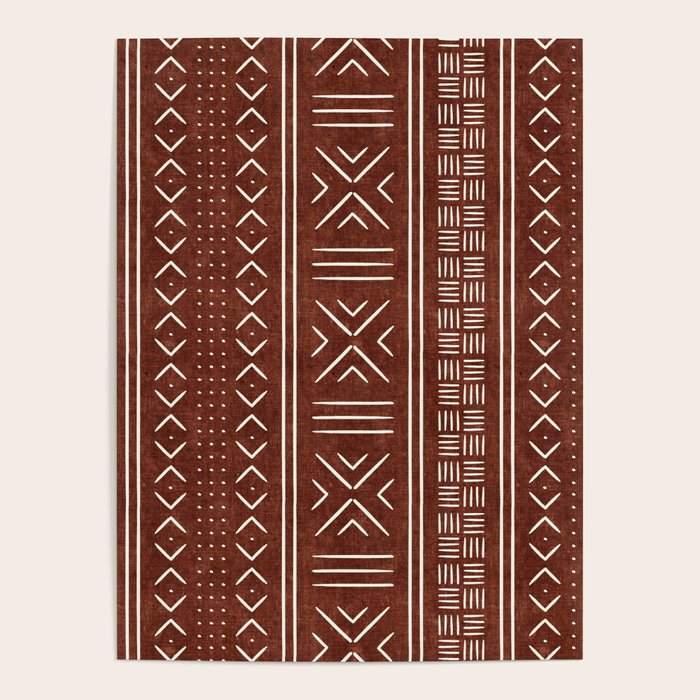 rust mud cloth Poster Gallery Image 4