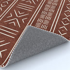 rust mud cloth Rug Gallery Image 4