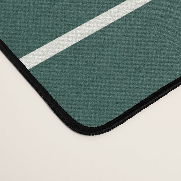 Ombre Arch XIV Green Gradient Modern Geometric Lines Desk Mat Gallery Image 4
