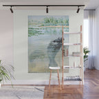 Vintage Florida Manatee Wall Mural Gallery Image 1