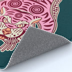 King Of The Jungle 02: Pink Tiger Edition Rug Gallery Image 4