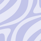 New Groove Retro Liquid Swirl Abstract Pattern Light Lavender Pastel Purple Coffee Mug Gallery Image 2