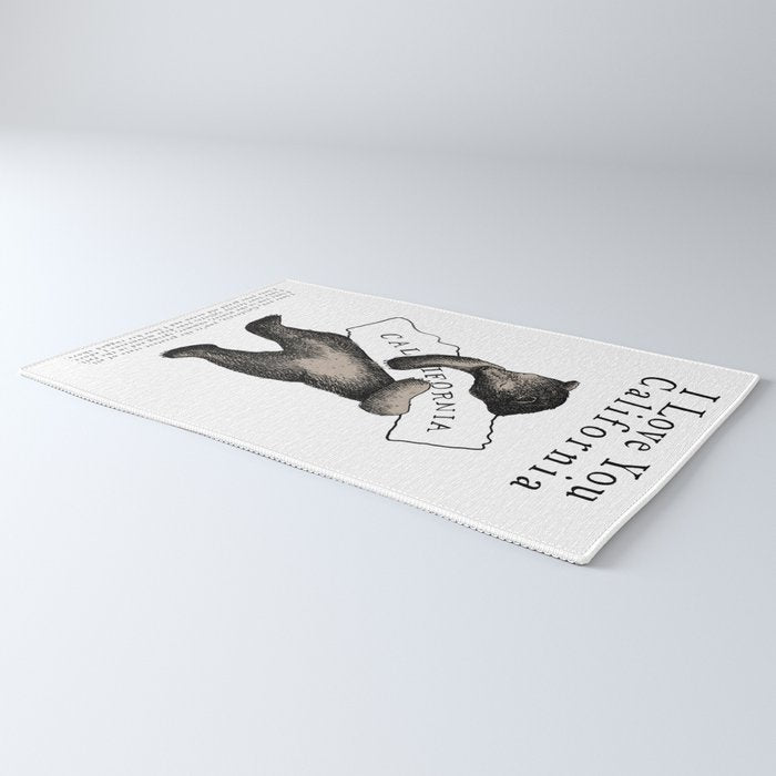 i love you california Rug Gallery Image 3