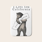 i love you california Bath Mat Gallery Image 1