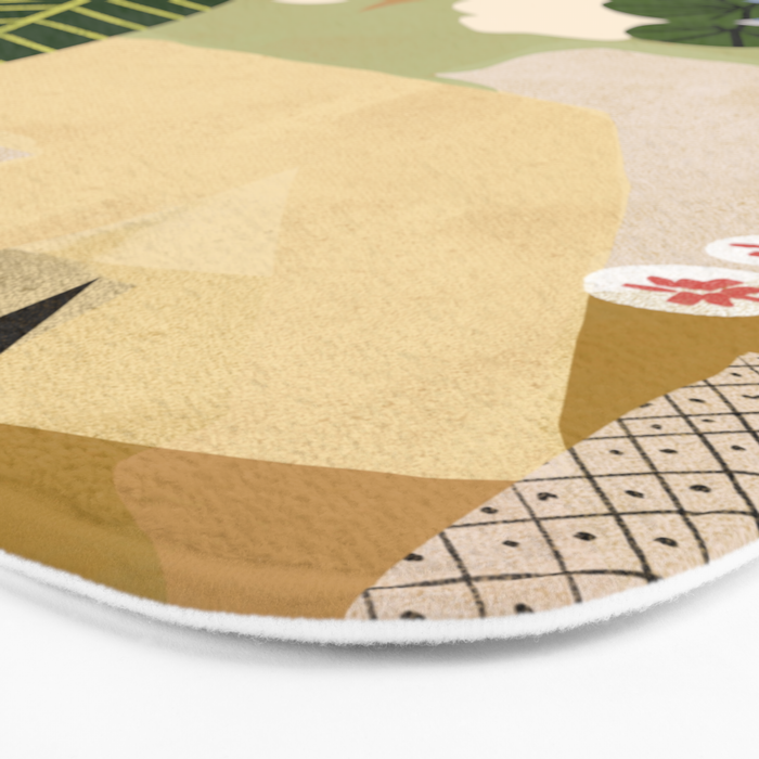 Wine and Plants Bath Mat Gallery Image 3