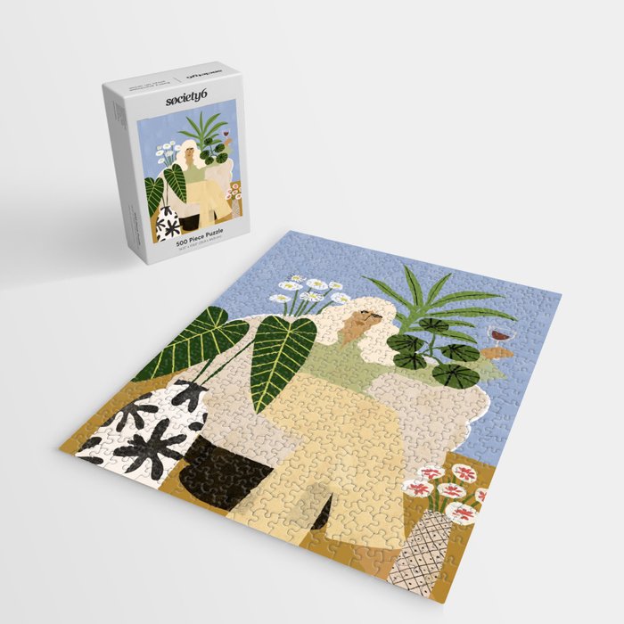 Wine and Plants Jigsaw Puzzle Gallery Image 2