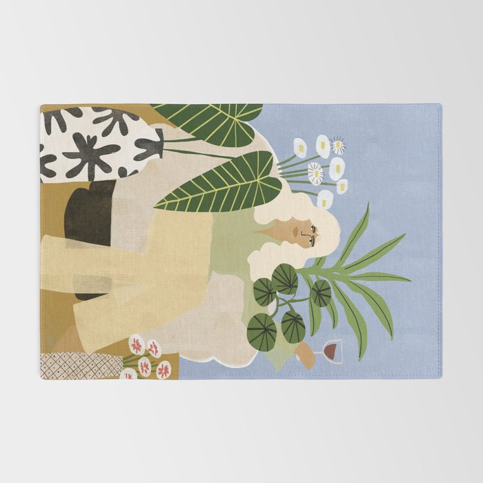 Wine and Plants Rug Gallery Image 2