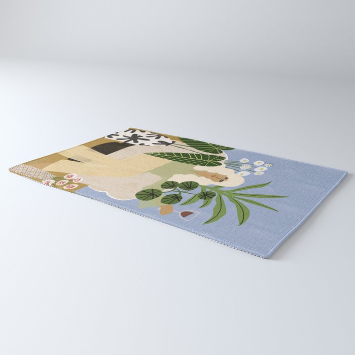 Wine and Plants Rug Gallery Image 3