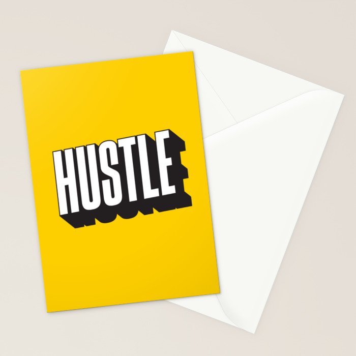 Hustle Pop Art Stationery Card Gallery Image 2