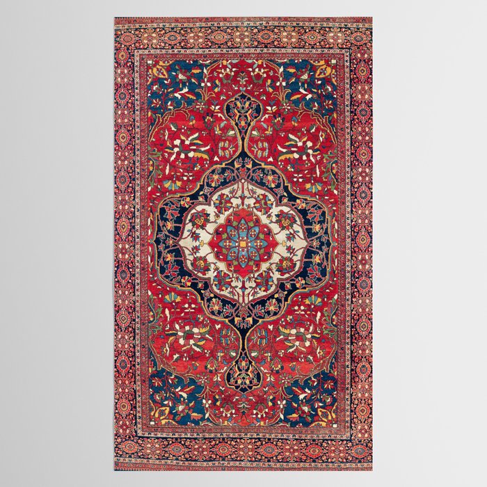 Sarouk Farahan Arak West Persian Rug Print Tablecloth Gallery Image 2