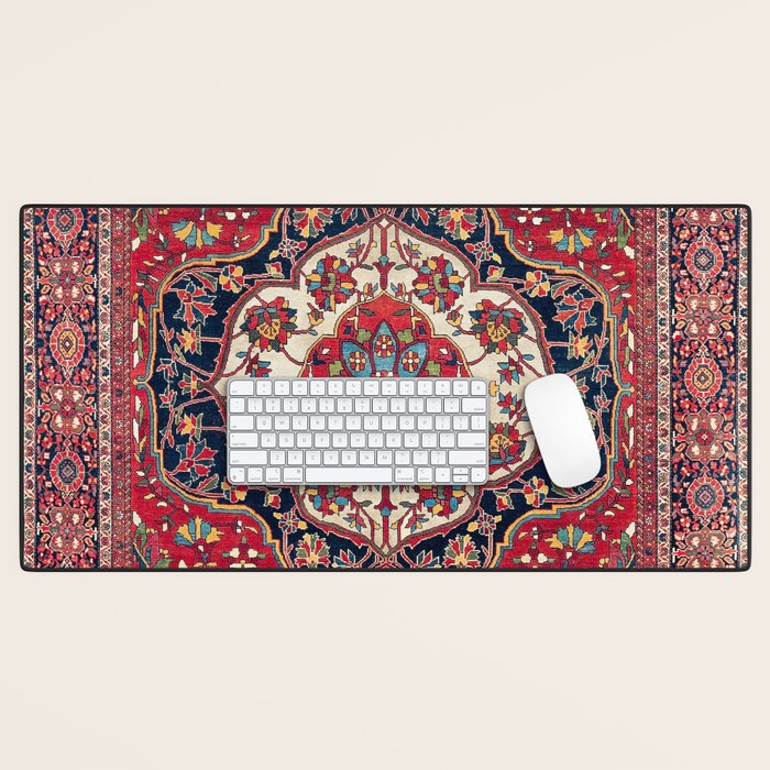 Sarouk Farahan Arak West Persian Rug Print Desk Mat Gallery Image 1