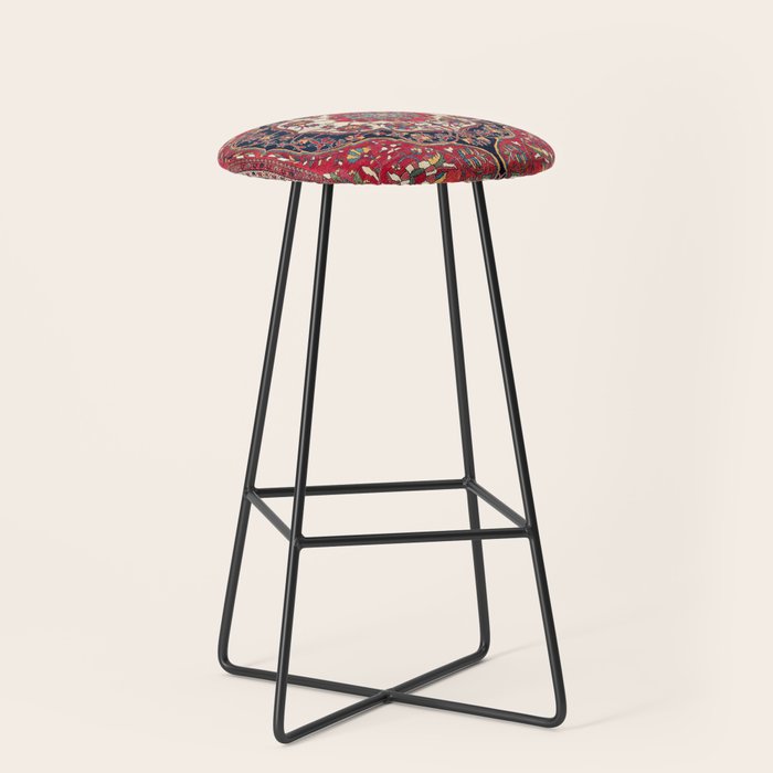 Sarouk Farahan Arak West Persian Rug Print Stool Gallery Image 1
