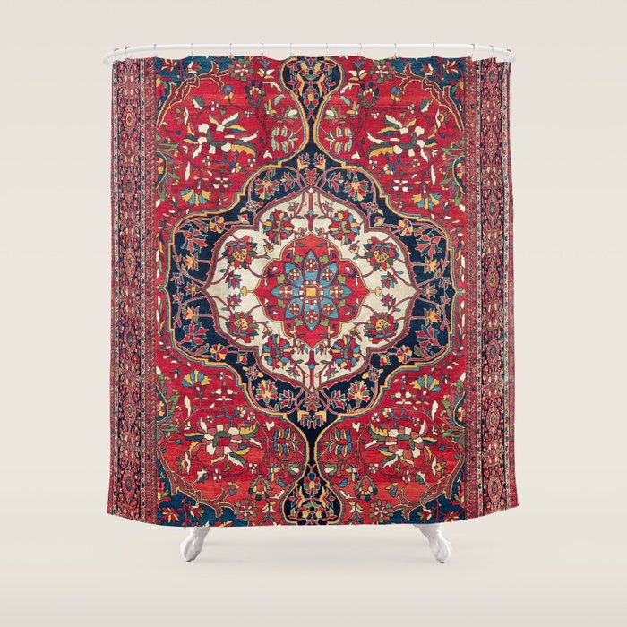 Sarouk Farahan Arak West Persian Rug Print Shower Curtain Gallery Image 1