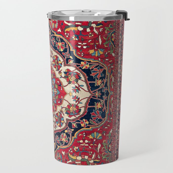 Sarouk Farahan Arak West Persian Rug Print Travel Mug Gallery Image 2
