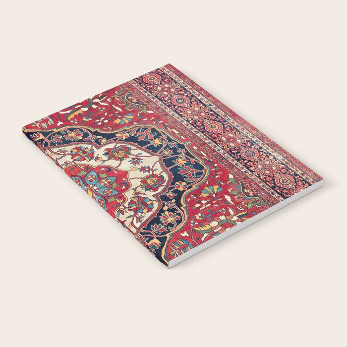 Sarouk Farahan Arak West Persian Rug Print Notebook Gallery Image 1