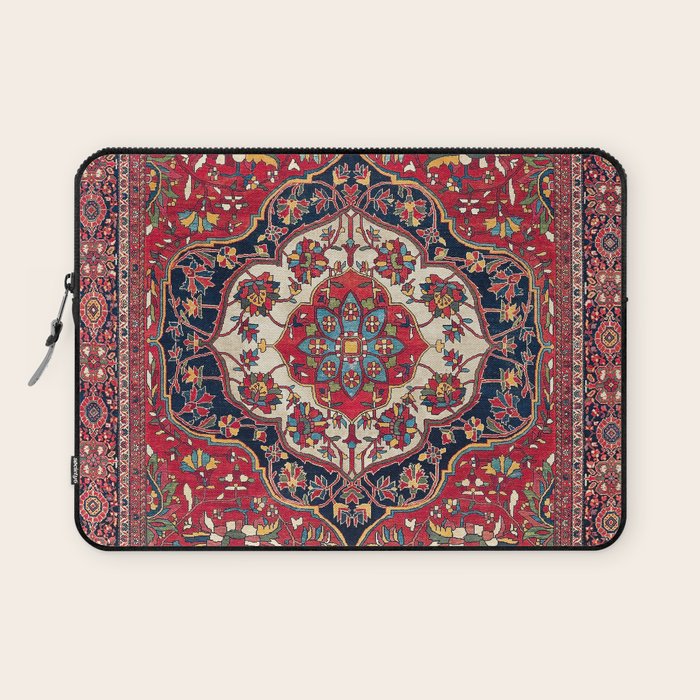 Sarouk Farahan Arak West Persian Rug Print Laptop Sleeve Gallery Image 1