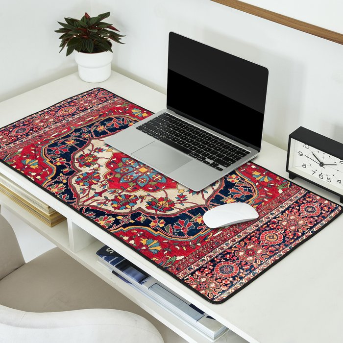 Sarouk Farahan Arak West Persian Rug Print Desk Mat Gallery Image 2