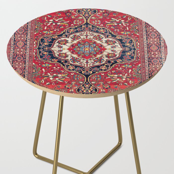 Sarouk Farahan Arak West Persian Rug Print Side Table Gallery Image 2