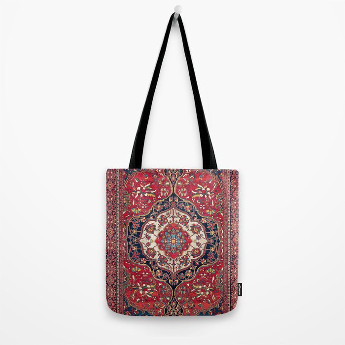 Sarouk Farahan Arak West Persian Rug Print Tote Bag Gallery Image 2