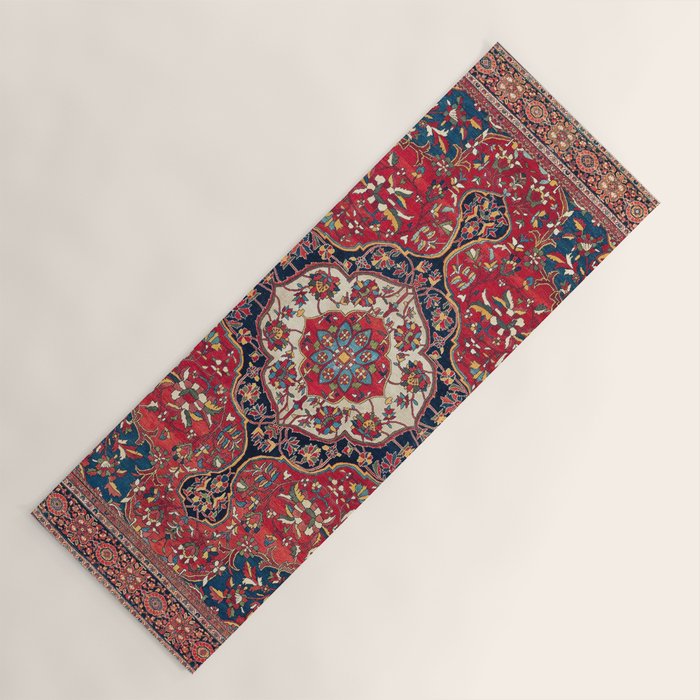 Sarouk Farahan Arak West Persian Rug Print Yoga Mat Gallery Image 1