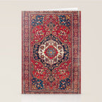 Sarouk Farahan Arak West Persian Rug Print Stationery Card Gallery Image 2