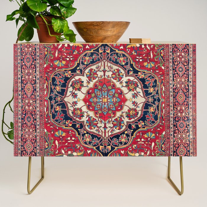 Sarouk Farahan Arak West Persian Rug Print Credenza Gallery Image 1