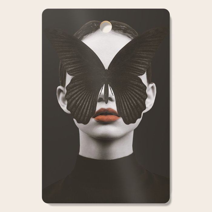 BLACK BUTTERFLY 3 Cutting Board Gallery Image 1