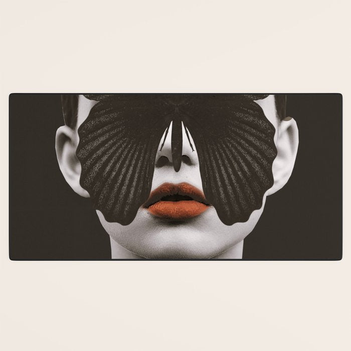 BLACK BUTTERFLY 3 Desk Mat Gallery Image 3
